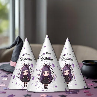 Spooky Schattige meisje Verjaardag Pet Feesthoedjes