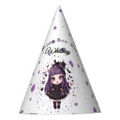 Spooky Schattige meisje Verjaardag Pet Feesthoedjes (Voorkant)