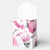 Spooky Schattige Roze Skelet | Halloween Favoriet  Bedankdoosjes (Geopend)