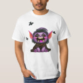 Spooky Schattige Troll Halloween T-shirt (Voorkant)