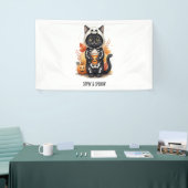 Spooky Schattigee Cat Halloween Spandoek (Beurs)
