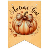 Spooky Schattigee eerste verjaardag Halloween Bunt Vlaggetjes (Eerste vlag)