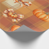 Spooky Schattigee eerste verjaardag Halloween Wrap Cadeaupapier (Hoek)