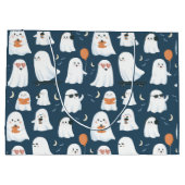Spooky Schattigee Ghost Gift Bag – Halloween Party Groot Cadeauzakje (Achterkant)