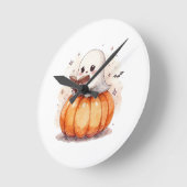 Spooky Schattigee Ghost Reading - Gezellige Hallow Ronde Klok (Hoek)