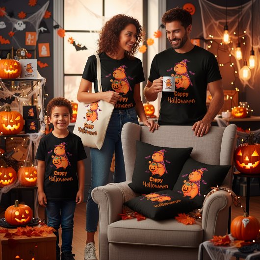 Spooky Schattigee Gift Funny Cappy Halloween Capyb Tote Bag