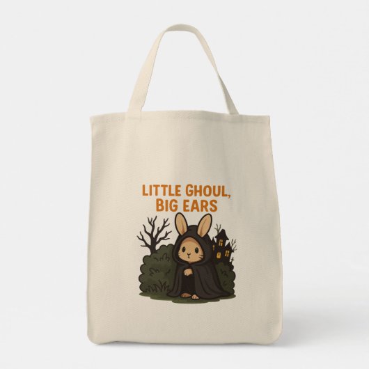 Spooky Schattigee Halloween Bunny Tas (Achterkant)