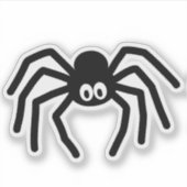 Spooky Schattigee Halloween Doodle Sticker (Voorkant)