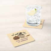 Spooky Schattigee Halloween - Ghosts, Bats & Snoep Kartonnen Onderzetters (Insitu)