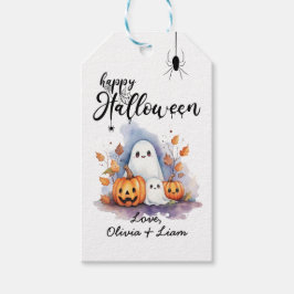 Spooky Schattigee  Halloween Gift Label Cadeaulabel