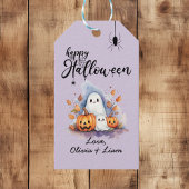 Spooky Schattigee  Halloween Gift Label Cadeaulabel