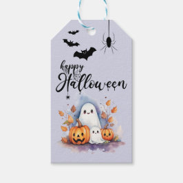 Spooky Schattigee  Halloween Gift Label Cadeaulabel