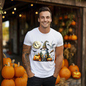 Spooky Schattigee Halloween Gnome 🎃 T-shirt