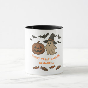 Spooky Schattigee Halloween-Mok - Boos, Bats & Tre Mok