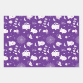 Spooky Schattigee Halloween Pattern Wrapping Paper (Voorkant 3)