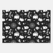 Spooky Schattigee Halloween Pattern Wrapping Paper (Voorkant 2)