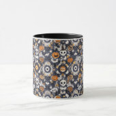 Spooky-Schattigee Halloween Pumpkin Skull Ghost Na Mok (Midden)