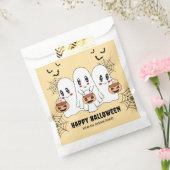 Spooky Schattigee Kawaii Cartoon Ghost Halloween P Bedankzakje (Gezegeld)