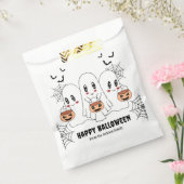 Spooky Schattigee Kawaii Cartoon Ghost Halloween P Bedankzakje (Gezegeld)