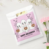 Spooky Schattigee Kawaii Cartoon Ghost Halloween P Bedankzakje (Gezegeld)