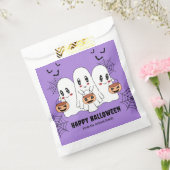 Spooky Schattigee Kawaii Cartoon Ghost Halloween P Bedankzakje (Gezegeld)
