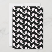 Spooky Schattigee Kinder Roze Zwarte Halloween Uit Kaart (Achterkant)