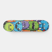 Spooky Schattigee Monster Crew Persoonlijk Skateboard (Horizontaal)