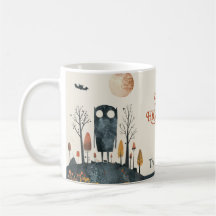 Spooky Schattigee Monster Herfst Scenery Happy Hal