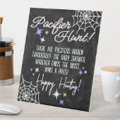 Spooky Schattigee Pacifier Hunt Reclamebord Met Voetstuk (Insitu)