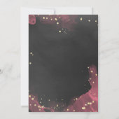 Spooky-Schattigee Roze & Zwart Baby shower Bingo G Kaart