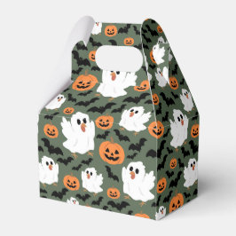 Spooky Schattigee spookkippen met pompoenen en vle Bedankdoosjes