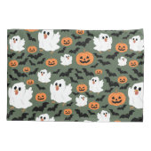 Spooky Schattigee spookkippen met pompoenen en vle Kussensloop (Achterkant)