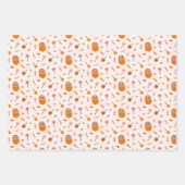 Spooky Schattigee Trick or treat Halloween Pattern Inpakpapier Vel (Voorkant 2)