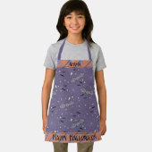 Spooky Schattigee Vleermuizen Kinder Halloween Paa Schort (Insitu)