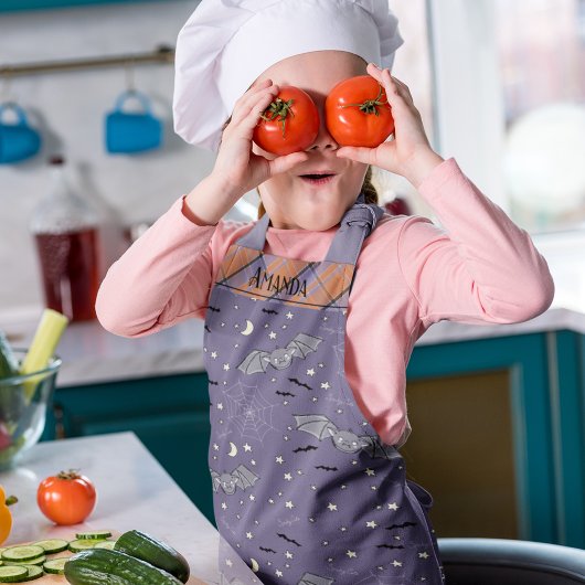 Spooky Schattigee Vleermuizen Kinder Halloween Paa Schort