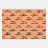 Spooky Schattigee Waterverf kunst Halloween Inpakpapier Vel (Voorkant 3)