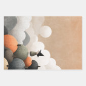 Spooky Schattigee Waterverf kunst Halloween Inpakpapier Vel (Voorkant)