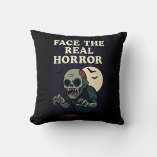Spooky Schattigee Zombie Halloween Kussen – Fun &