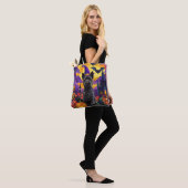 Spooky Schotse Terriër Halloween Witch Pumpkin Tote Bag (Op model)