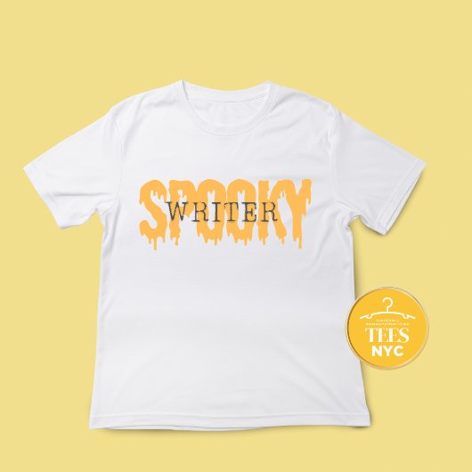 Spooky schrijver Auteur Halloween T-shirt