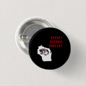 Spooky Sconnie Podcast ronde-knop Ronde Button 3,2 Cm (Voorkant /achterkant)