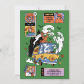 Spooky Scooby-Doo Mystery Machine Verjaardag Kaart (Voorkant)