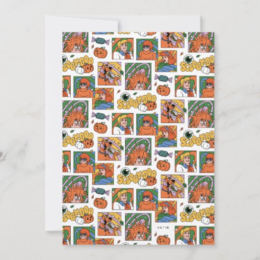 Spooky Scooby-Doo Mystery Machine Verjaardag Kaart (Achterkant)