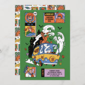 Spooky Scooby-Doo Mystery Machine Verjaardag Kaart (Voorkant / Achterkant)