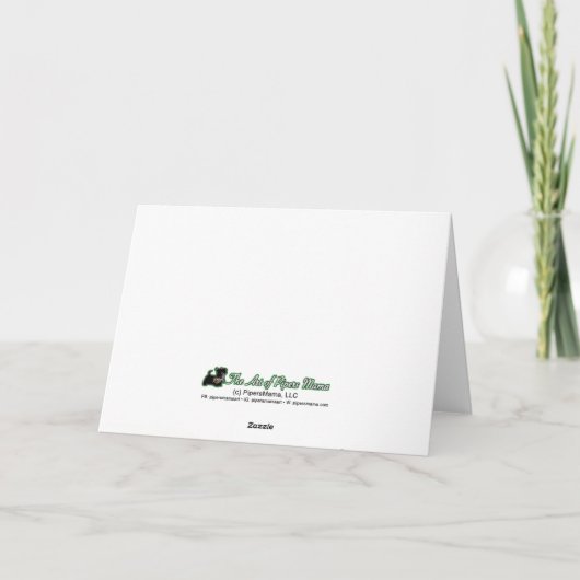 Spooky Scottie Holliday Card Kaart (Achterkant)