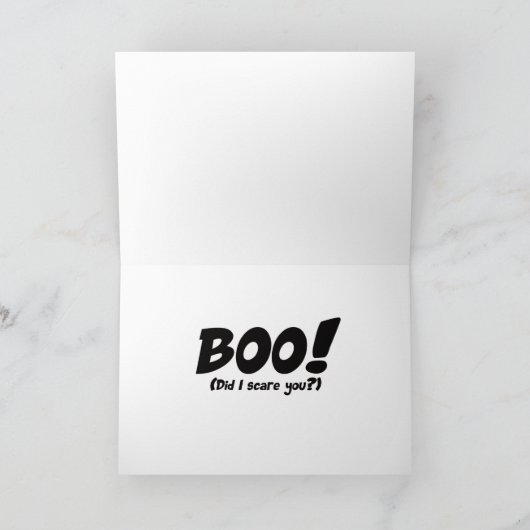 Spooky Scottie Holliday Card Kaart (Binnen)