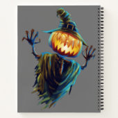 Spooky Scribbles: Halloween aangepaste spiraal Not Notitieboek (Achterkant)