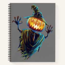 Spooky Scribbles: Halloween aangepaste spiraal Not Notitieboek