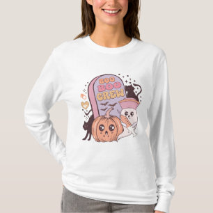 Spooky scrubs kostuum lange mouw t-shirt