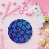 Spooky Seamless Pattern E (Style: 1) Papieren Bordje (Feest)